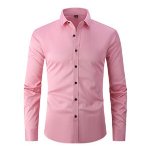 Men's Casual Shirt — Solid Long Sleeve — product view 1