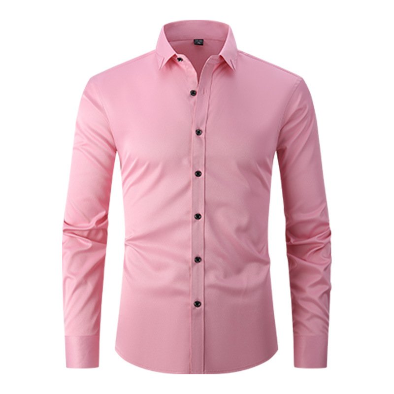 Men's Casual Shirt — Solid Long Sleeve — product view 1