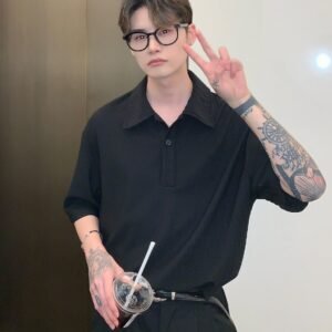 Men's Casual Shirt — Relaxed Point-Collar Short Sleeve — product view 1