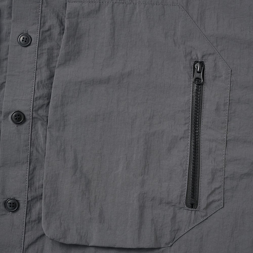 Men's Casual Shirt — Cotton-Blend Utility Short Sleeve — product view 4