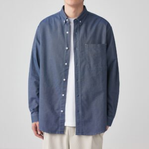 Men's Casual Shirt — Cotton Oxford Long Sleeve — product view 1